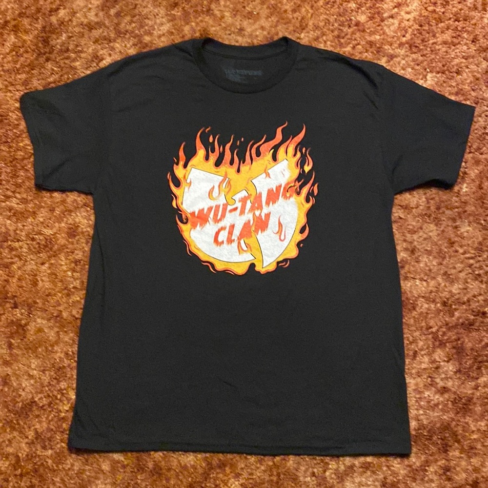Wu-Tang Clan Fire Logo T-Shirt. Size Large